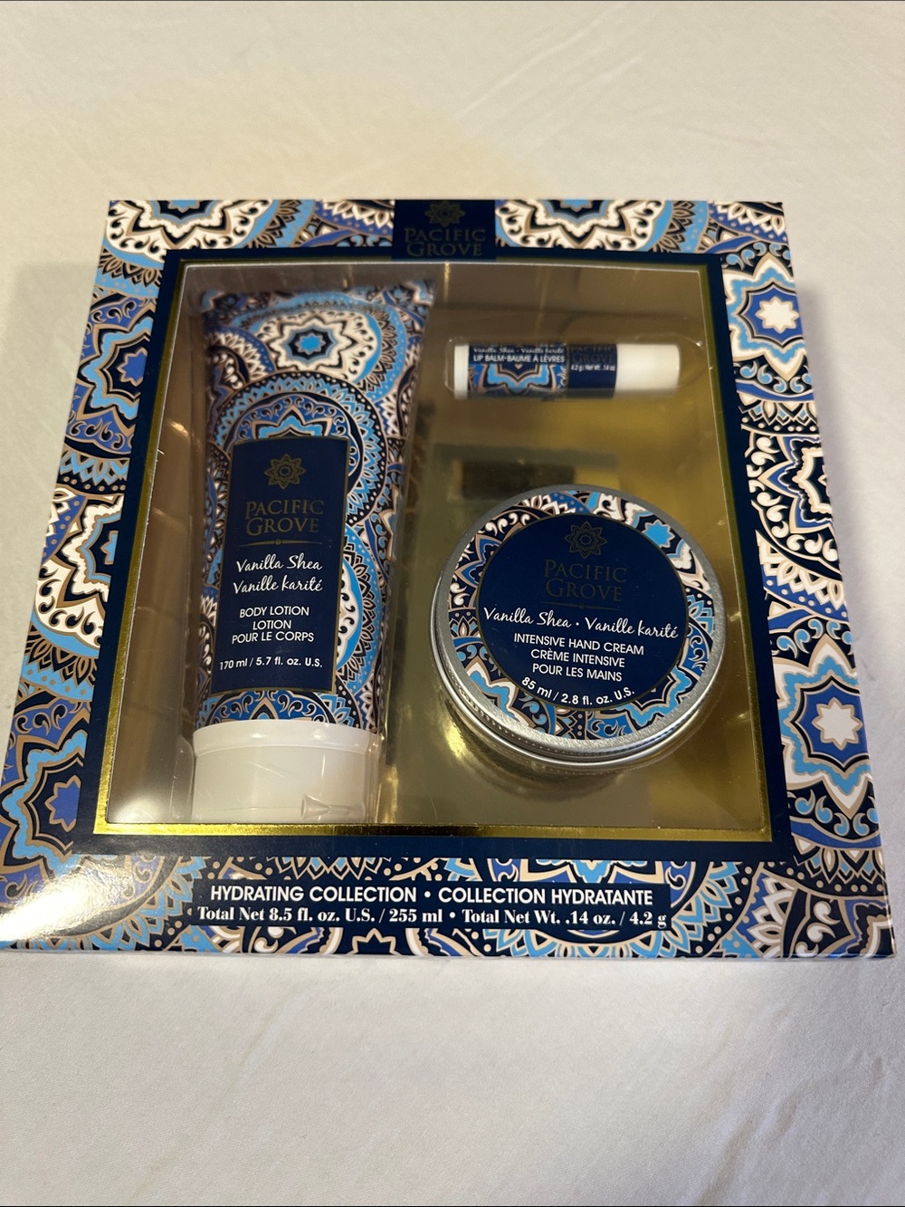 Pacific Grove Vanilla Shea Hydrating Body & Hand Gift Set